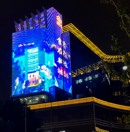 �����µ����չ㳡���˴����LED��������Ŀ