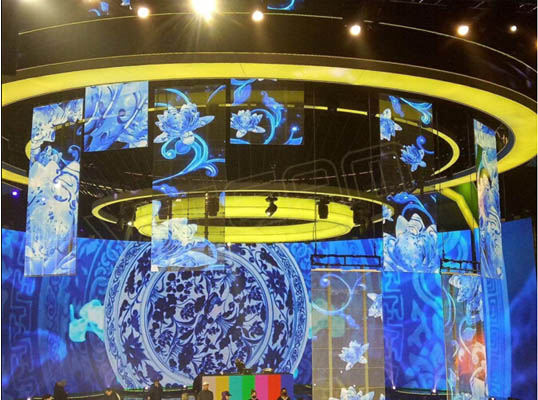 ����ķ�����̨LED͸����ʾ������