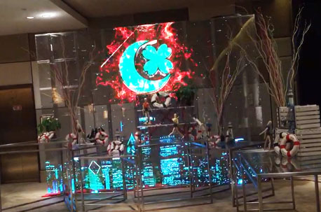 ����ķ���͸��LED��ʾ��