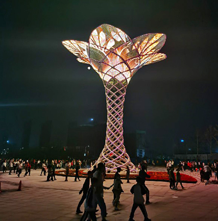 ºÓÄÏäðºÓ¾°¹ÛÆß²ÊÊ÷LEDÍø¸ñÆÁÏîÄ¿